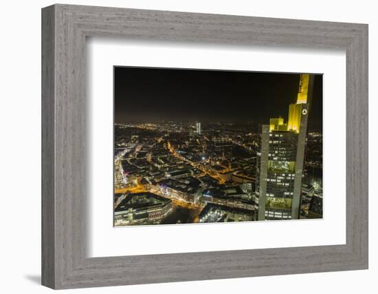 View of the Main Tower to Frankfurt-Armin Mathis-Framed Photographic Print