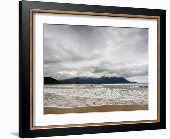 View of the Maresias Beach, State of Sao Paulo, Brazil, South America-Karol Kozlowski-Framed Photographic Print