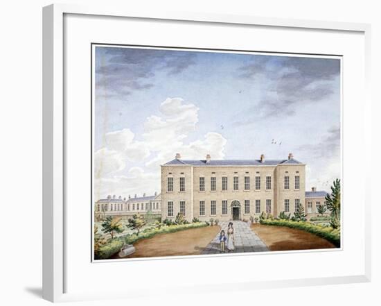 View of the Marylebone Infirmary on Marylebone Road, London, C1830-null-Framed Giclee Print