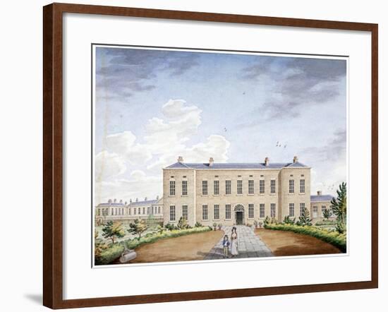 View of the Marylebone Infirmary on Marylebone Road, London, C1830-null-Framed Giclee Print