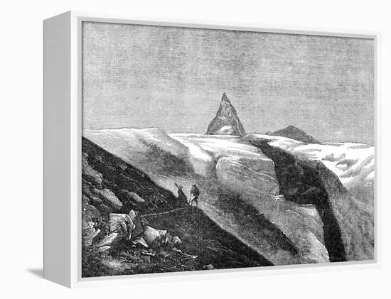 View of the Matterhorn, Late 19th Century-null-Framed Premier Image Canvas