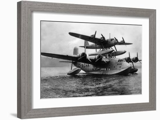 View of the Mayo Composite Plane MAIA-Lantern Press-Framed Art Print