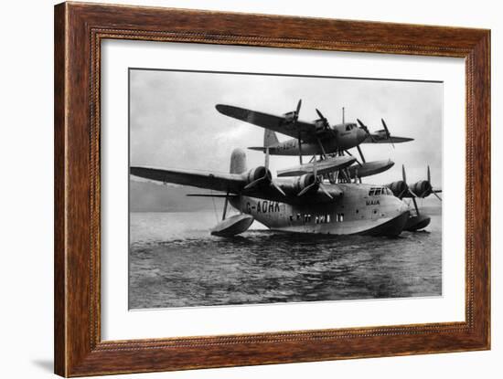 View of the Mayo Composite Plane MAIA-Lantern Press-Framed Art Print