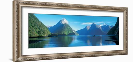 View of the Milford Sound, Fiordland National Park, South Island New Zealand, New Zealand-null-Framed Photographic Print