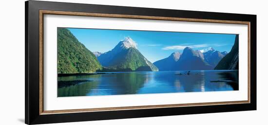 View of the Milford Sound, Fiordland National Park, South Island New Zealand, New Zealand-null-Framed Photographic Print