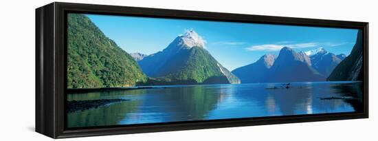 View of the Milford Sound, Fiordland National Park, South Island New Zealand, New Zealand-null-Framed Premier Image Canvas