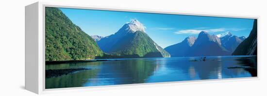 View of the Milford Sound, Fiordland National Park, South Island New Zealand, New Zealand-null-Framed Premier Image Canvas
