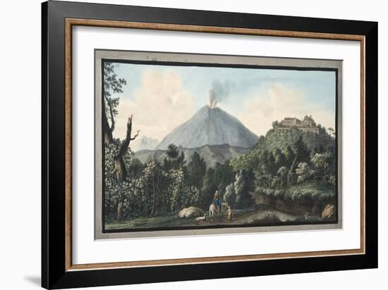 View of the Monte S. Angelo on Which There Is a Convent of Camaldolefi Monks-Pietro Fabris-Framed Giclee Print