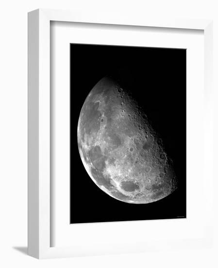 View of the Moon's North Pole-Stocktrek Images-Framed Photographic Print