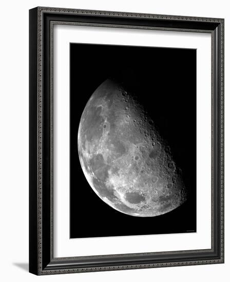 View of the Moon's North Pole-Stocktrek Images-Framed Photographic Print