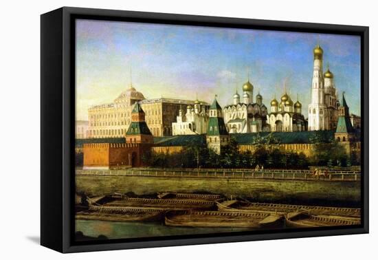 View of the Moscow Kremlin, 19th Century-Nikolai Podklyuchnikov-Framed Premier Image Canvas