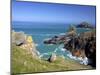 View of the Mouls Off Rumps Point, Pentire Headland, Polzeath, North Cornwall, England, Uk-Peter Barritt-Mounted Photographic Print