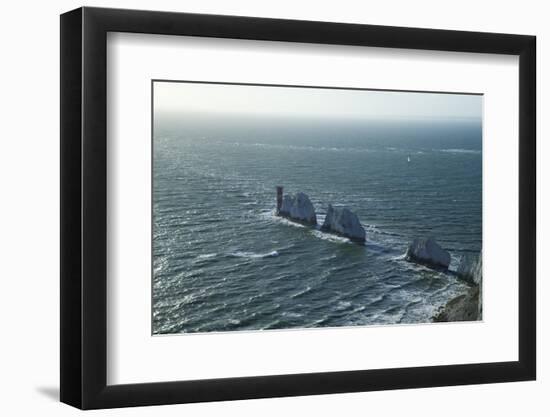 View of the Needles, Isle of Wight, England, United Kingdom, Europe-Peter Barritt-Framed Photographic Print