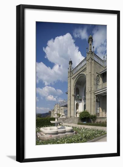 View of the Neo-Moorish Style Southern Facade of Vorontsov Palace-null-Framed Photographic Print