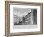 View of the New Grammar and Mathematical Schools, Christ's Hospital, City of London, 1833-Henry Shaw-Framed Giclee Print