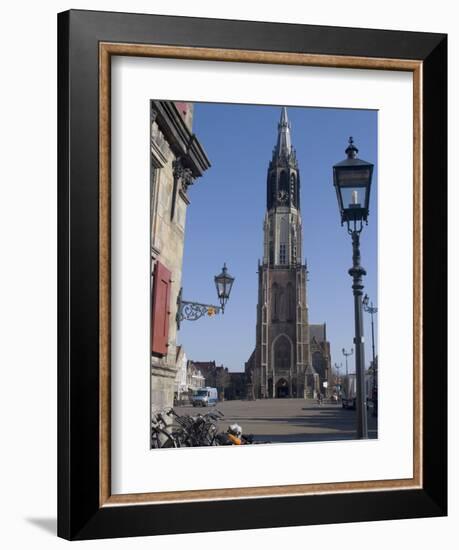 View of the Nieuwe Kerk (New Church) on the Market Square, Delft, Netherlands, Europe-Ethel Davies-Framed Photographic Print