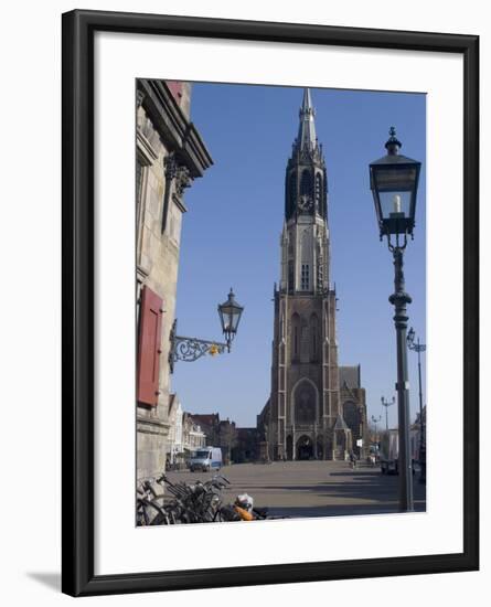 View of the Nieuwe Kerk (New Church) on the Market Square, Delft, Netherlands, Europe-Ethel Davies-Framed Photographic Print