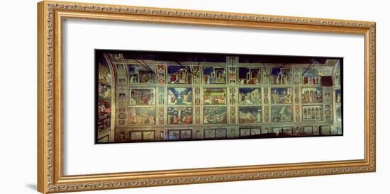 View of the North Wall, circa 1305-Giotto di Bondone-Framed Giclee Print