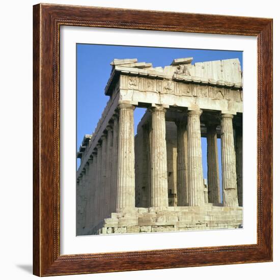 View of the North-West Corner of the Parthenon, 5th Century Bc-CM Dixon-Framed Photographic Print