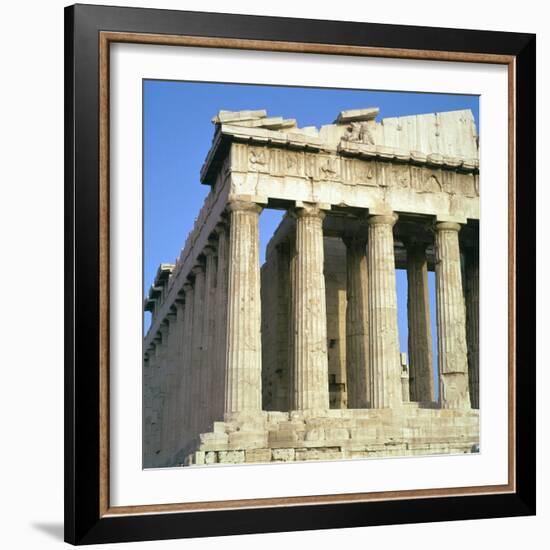 View of the North-West Corner of the Parthenon, 5th Century Bc-CM Dixon-Framed Photographic Print