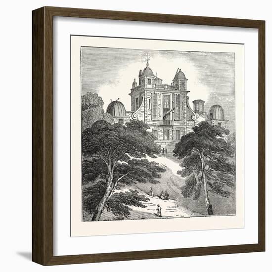 View of the Observatory at Greenwich. U.K. London-null-Framed Giclee Print