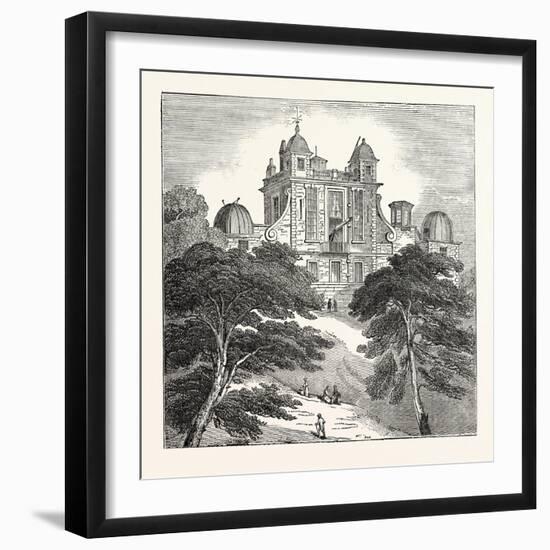 View of the Observatory at Greenwich. U.K. London-null-Framed Giclee Print