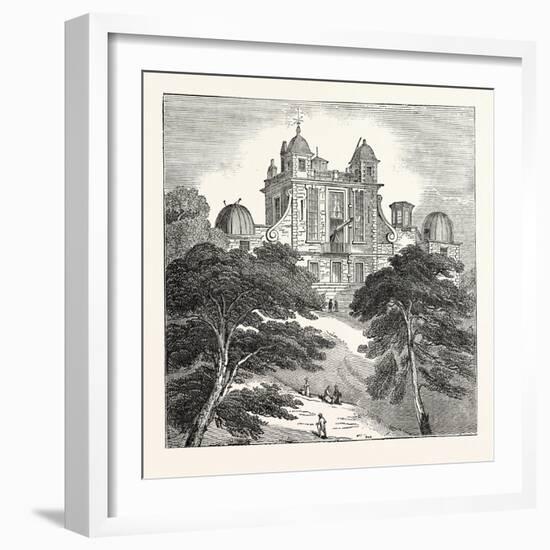 View of the Observatory at Greenwich. U.K. London-null-Framed Giclee Print