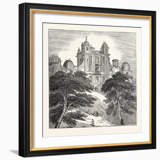 View of the Observatory at Greenwich. U.K. London-null-Framed Giclee Print