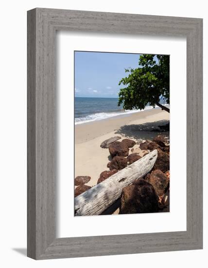 View of the Ocean on the Gulf of Guinea, Libreville, Gabon-Alida Latham-Framed Photographic Print