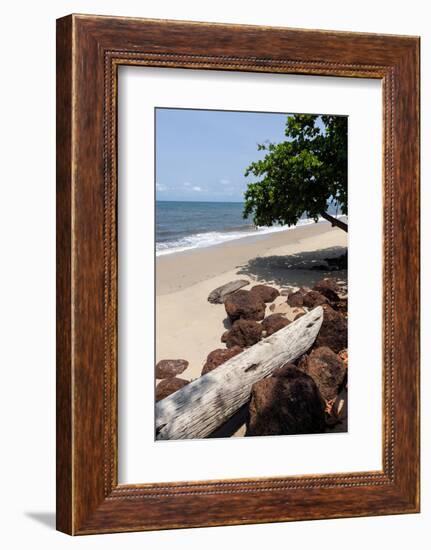 View of the Ocean on the Gulf of Guinea, Libreville, Gabon-Alida Latham-Framed Photographic Print