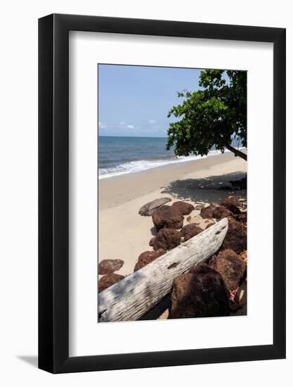 View of the Ocean on the Gulf of Guinea, Libreville, Gabon-Alida Latham-Framed Photographic Print