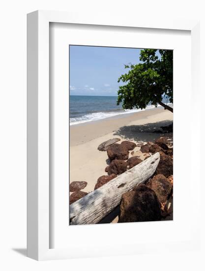 View of the Ocean on the Gulf of Guinea, Libreville, Gabon-Alida Latham-Framed Photographic Print