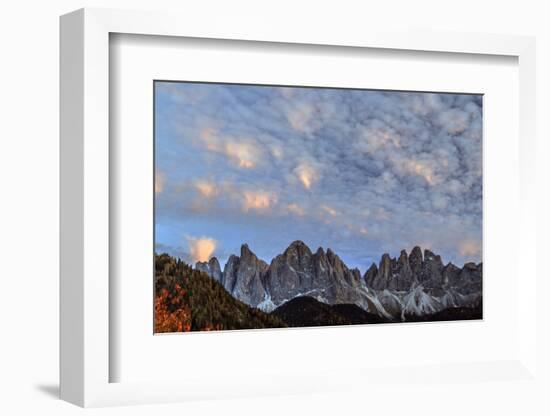 View of the Odle Mountains from St. Magdalena Village in Autumn-Roberto Moiola-Framed Photographic Print