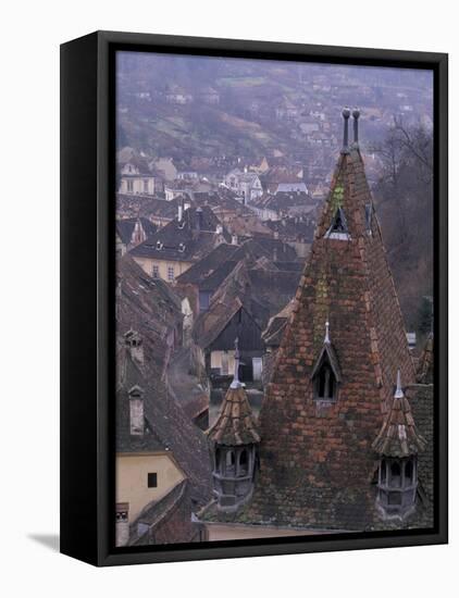 View of the Old City, Sighishoara, Romania-Gavriel Jecan-Framed Premier Image Canvas