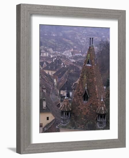 View of the Old City, Sighishoara, Romania-Gavriel Jecan-Framed Photographic Print