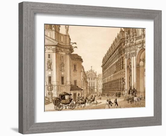 View of the Old Town of Prague-Vincent van Gogh-Framed Giclee Print