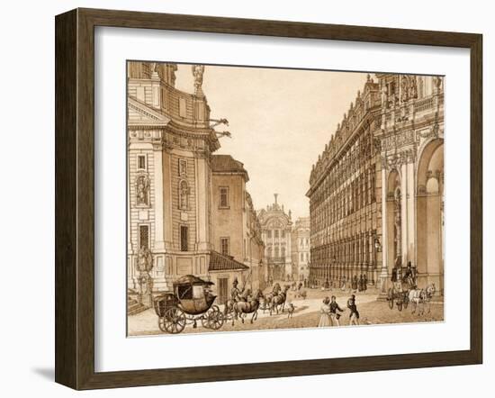 View of the Old Town of Prague-Vincent van Gogh-Framed Giclee Print