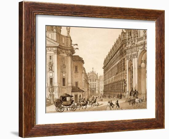 View of the Old Town of Prague-Vincent van Gogh-Framed Giclee Print