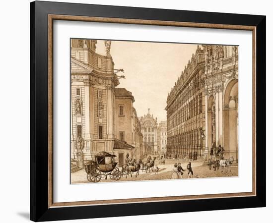 View of the Old Town of Prague-Vincent van Gogh-Framed Giclee Print