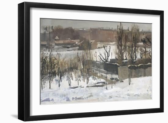 View of the Oosterpark in Amsterdam in the Snow, 1892-Georg-Hendrik Breitner-Framed Giclee Print