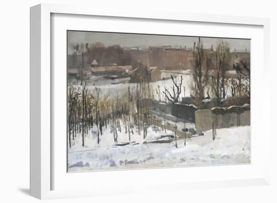 View of the Oosterpark in Amsterdam in the Snow, 1892-Georg-Hendrik Breitner-Framed Giclee Print