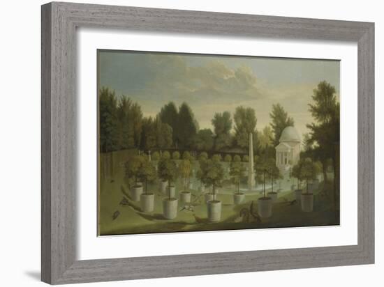 View of the Orange Tree Garden, Chiswick House-Pieter Andreas Rysbrack-Framed Giclee Print