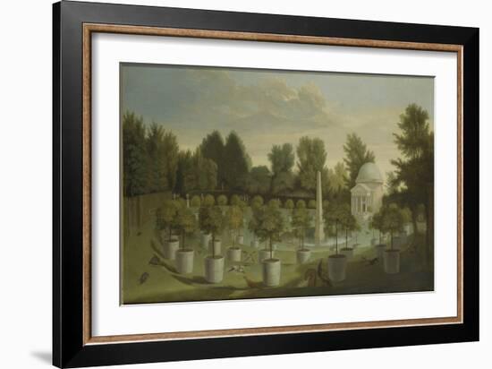 View of the Orange Tree Garden, Chiswick House-Pieter Andreas Rysbrack-Framed Giclee Print