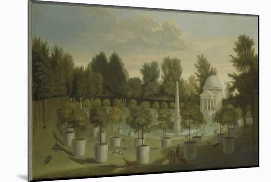 View of the Orange Tree Garden, Chiswick House-Pieter Andreas Rysbrack-Mounted Giclee Print