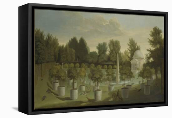 View of the Orange Tree Garden, Chiswick House-Pieter Andreas Rysbrack-Framed Premier Image Canvas