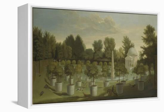 View of the Orange Tree Garden, Chiswick House-Pieter Andreas Rysbrack-Framed Premier Image Canvas