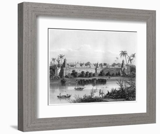 View of the Palace of Agra, from the River, C1860-null-Framed Giclee Print