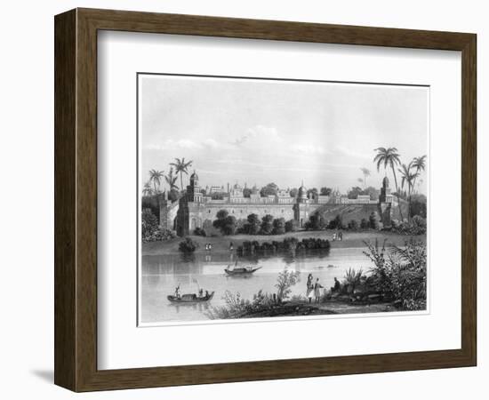 View of the Palace of Agra, from the River, C1860-null-Framed Giclee Print