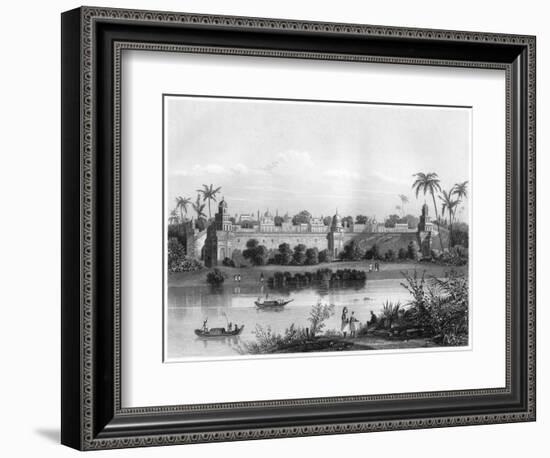 View of the Palace of Agra, from the River, C1860-null-Framed Giclee Print