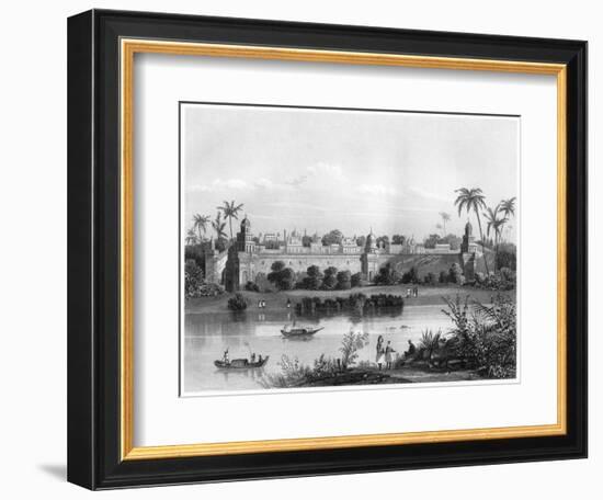 View of the Palace of Agra, from the River, C1860-null-Framed Giclee Print